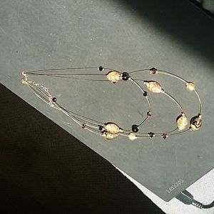 VTG Thai Sterling 925 fas 3 tier necklace